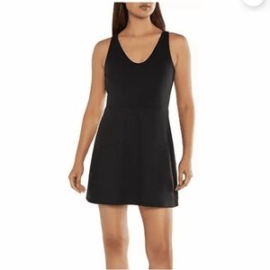 NWT GapFit Women's Black Active Tank Dress Size M Activewear Sporty Casual